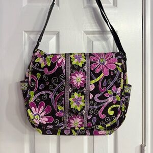 Vera Bradley Purple Punch Messenger Bag